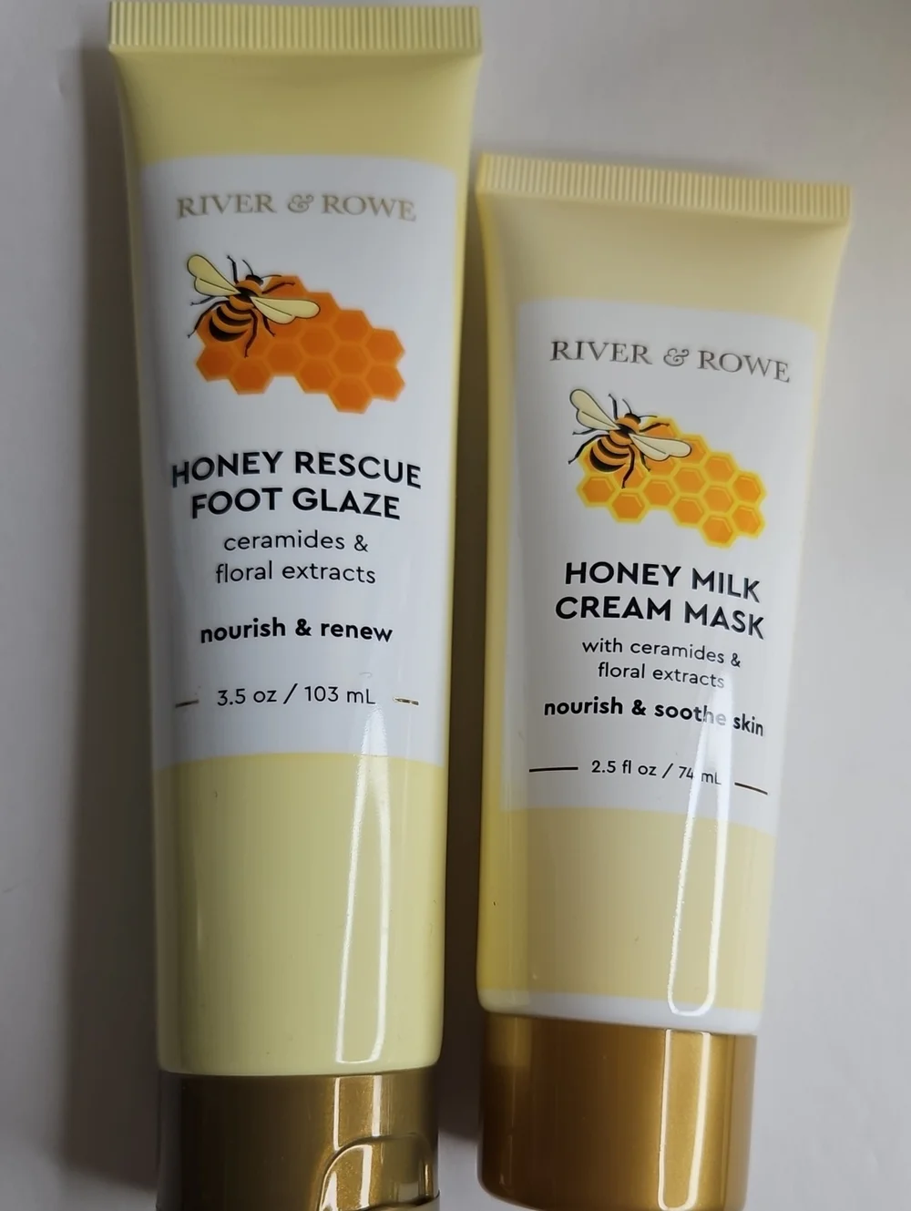 RIVER & ROWE HONEY BODYCARE 6-PIECE COLLECTION W/ CERAMIDES & FLORAL EXTRACTS